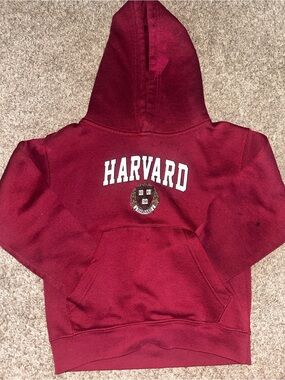 Harvard Kids' Maroon Hooded Sweater